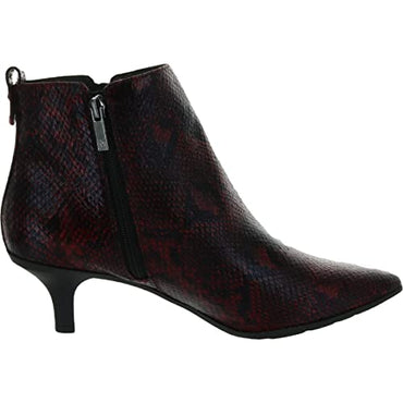 Anne Klein Women's Pointy Toe Low Heel Bootie Fashion Ankle Boots