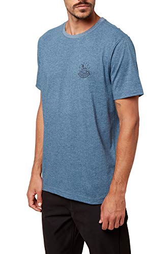 O'Neill Men's Short Sleeve T-Shirt Dust Blue Travel Tee Small