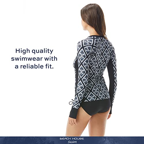 BEACH HOUSE Hayden Side Tie Bikini Swim Bottom — Modest High Waisted Full Coverage Bathing Suit