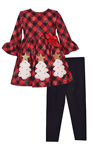 Bonnie Jean Girl's Holiday Christmas Leggings Set
