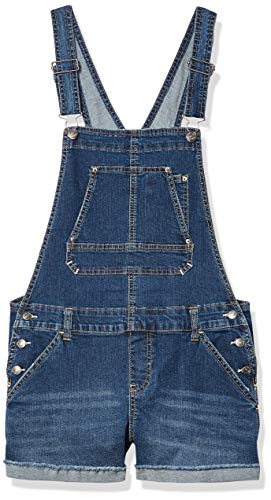UNIONBAY Women's Denim Shortall with Adjustable Straps