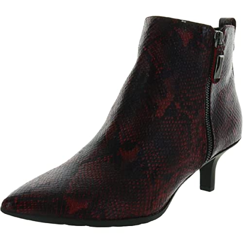 Anne Klein Women's Low Heel Pointy Toe Bootie Fashion Boot