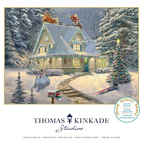 Ceaco - Thomas Kinkade - Disney Holiday - Midnight Delivery - 1000 Piece Jigsaw Puzzle