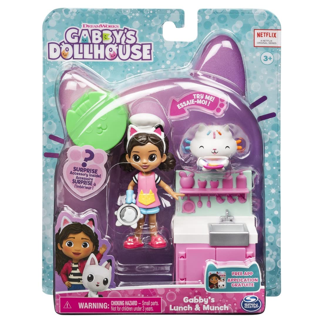 Gabby's Dollhouse, Toy Figures Pack, with Accessories and Kids Toys for Ages 3 and up