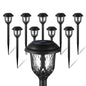 10 Pack Solar Lights Outdoor – Pathway, Garden & Yard Lighting