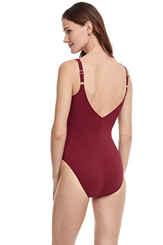 Gottex Women's Standard Golden Touch V-Neck One Piece