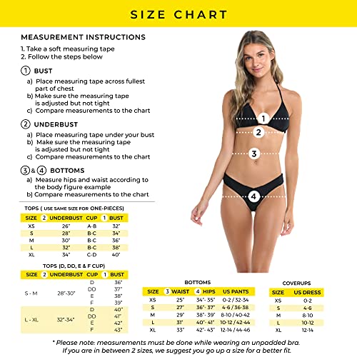 Body Glove Women's Standard Smoothies Eli Solid One Piece Swimsuit with V-Wire Neckline