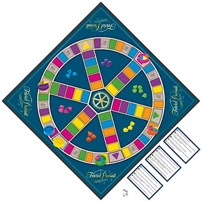 Hasbro Gaming Trivial Pursuit Game: Classic Edition 2 Players 16+ Yrs Trivia Board Game
