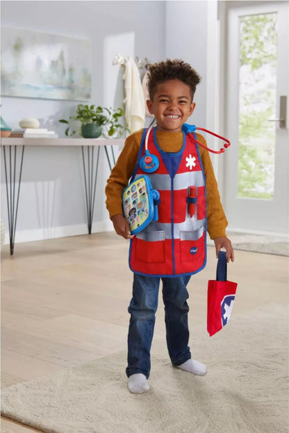 First Responder Smart Rescue Set – Interactive 15-Piece Kids Medic Kit with Healthcare Tablet