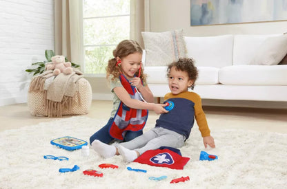 First Responder Smart Rescue Set – Interactive 15-Piece Kids Medic Kit with Healthcare Tablet