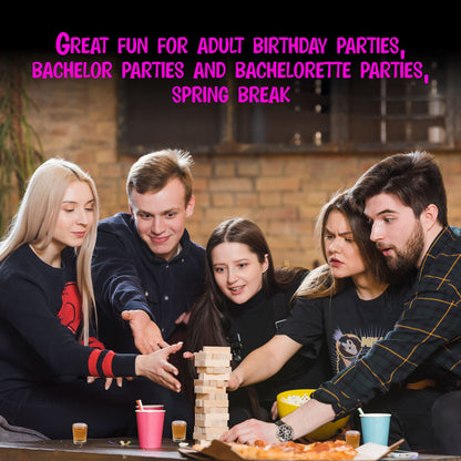 BETTERLINE Shot Glass Roulette Drinking Game and Poker Playing Cards Set - Spinning Wheel, 2 Balls and 16 Shot Glasses - Casino Adult Party Games