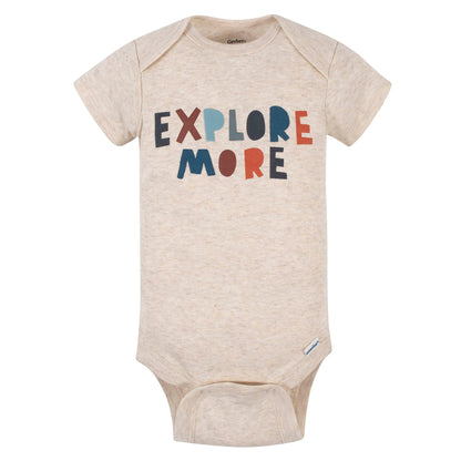 Gerber Baby Boys' 5-Pack Variety Onesies Bodysuits (Wilderness, 3-6 Months)