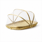 Simply Essential Bamboo Food Tent with Serving Tray – Natural
