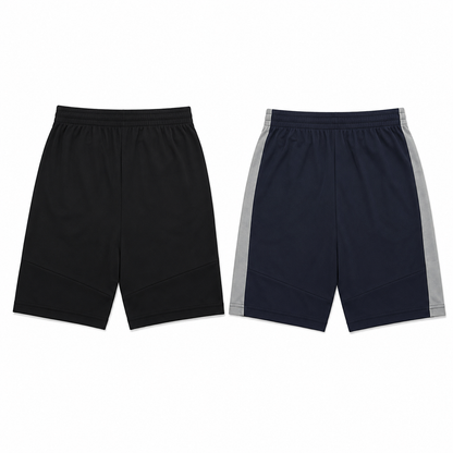 Champion Boys’ Moisture-Wicking UPF 30 Quick-Dry Active Shorts, 2-Pack