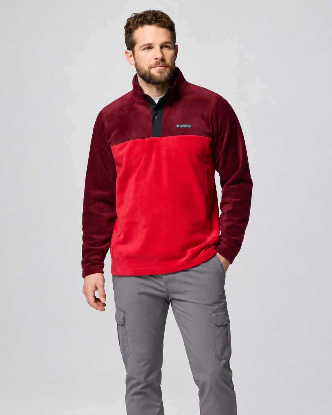 Columbia Men's Steens Mountain Half Snap Fleece Pullover Jacket