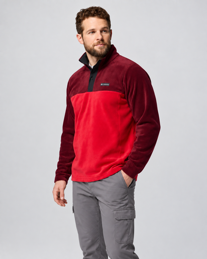 Columbia Men's Steens Mountain Half Snap Fleece Pullover Jacket