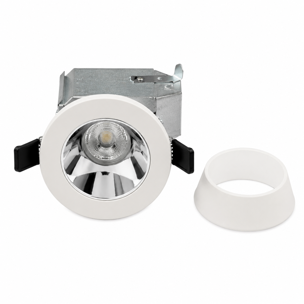 Commercial Electric 3 in. Integrated LED Recessed Light with Interchangeable Reflectors and 5-CCT