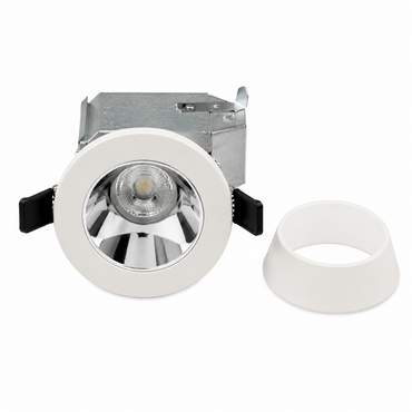 Commercial Electric 3 in. Integrated LED Recessed Light with Interchangeable Reflectors and 5-CCT