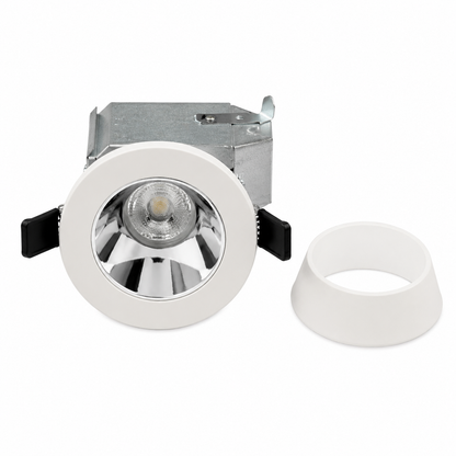 Commercial Electric 3 in. Integrated LED Recessed Light with Interchangeable Reflectors and 5-CCT