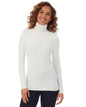 Cuddle Duds Women's Softwear with Lightweight and Stretch Long Sleeve Turtleneck Top