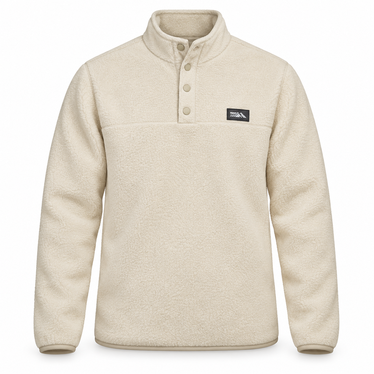 Eddie Bauer Men’s Long-Sleeve Quarter-Snap Fleece Pullover