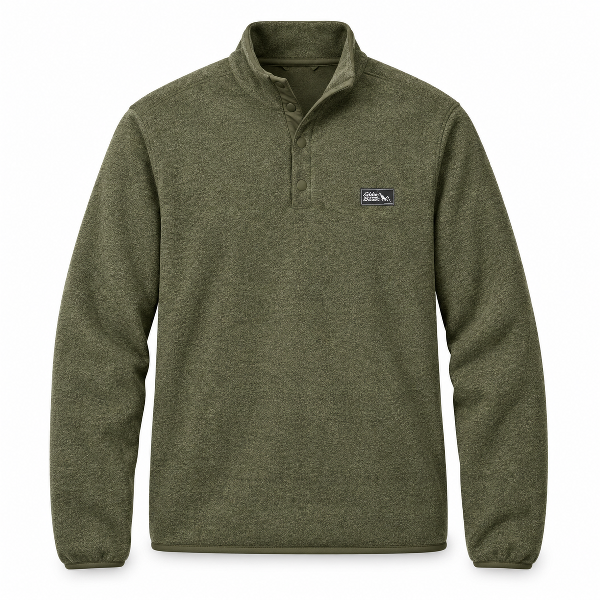 Eddie Bauer Men’s Long-Sleeve Quarter-Snap Fleece Pullover