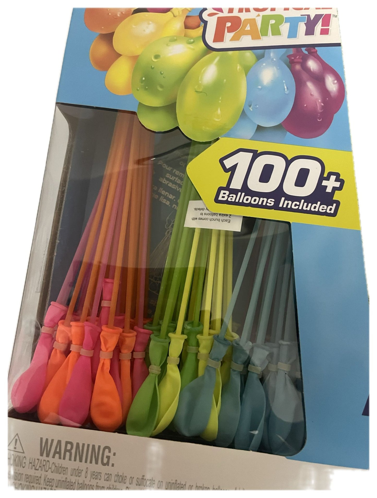 Bunch O Balloons Splash Pool with Tropical Party 100+ Rapid-Filling Self Sealing Water Balloons