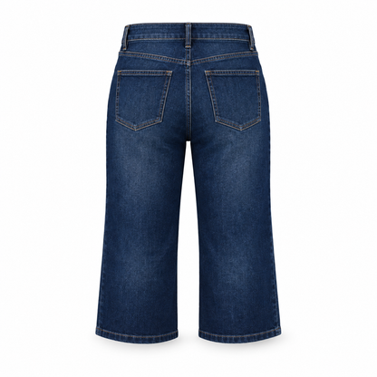 Indigo Saints Women’s Dark-Wash Cropped Jeans – Size 27