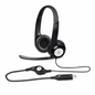 Logitech H390 Wired Headset with Noise Cancelling Microphone for PC - Black
