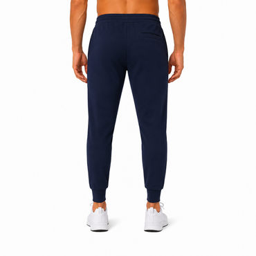 Men's Soft Stretch Terry Jogger Pants – Blue | Comfortable Athletic & Casual Sweatpants