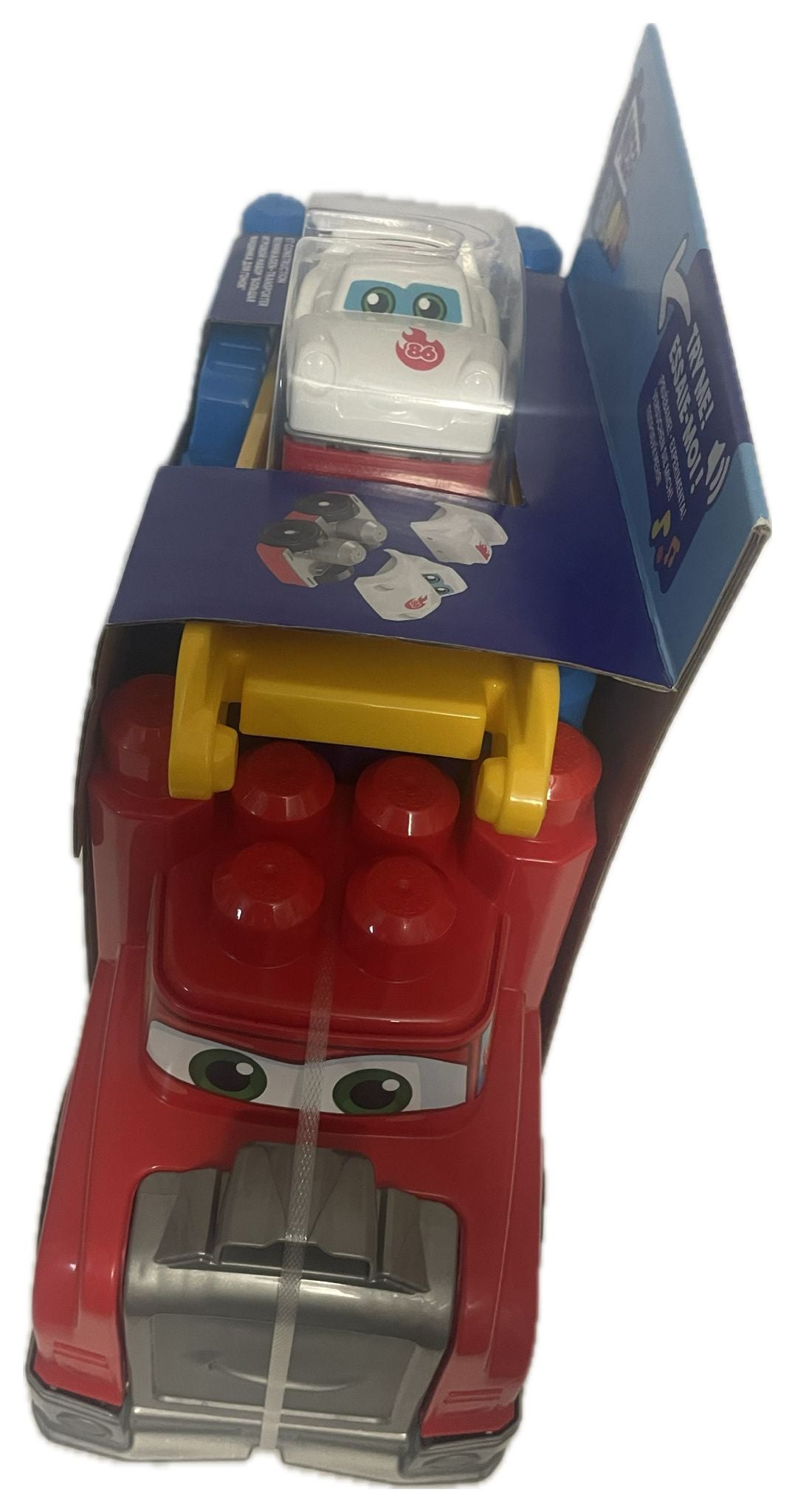 MEGA BLOKS First Builders Toddler Blocks Toy Set – Build & Race Rig with Sounds & Storage