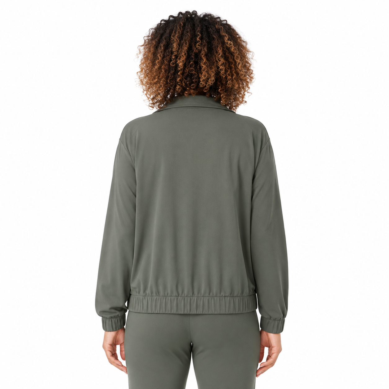 Member’s Mark Women’s Full-Zip Travel Jacket – Animal Print, Black, Taupe & Olive