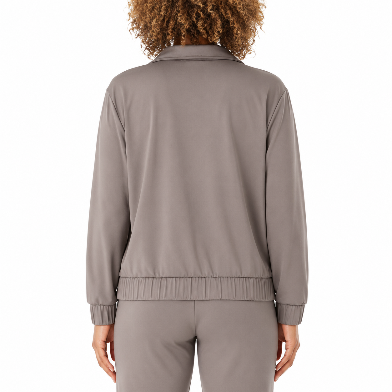 Member’s Mark Women’s Full-Zip Travel Jacket – Animal Print, Black, Taupe & Olive