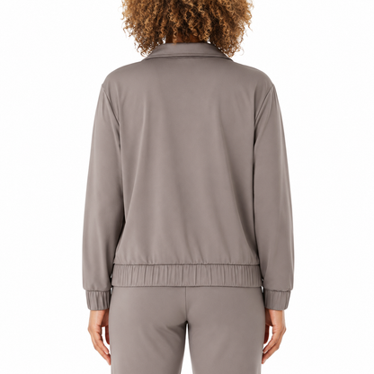 Member’s Mark Women’s Full-Zip Travel Jacket – Animal Print, Black, Taupe & Olive