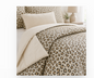 Reversible Ivory Leopard Comforter – Animal Print Bedding