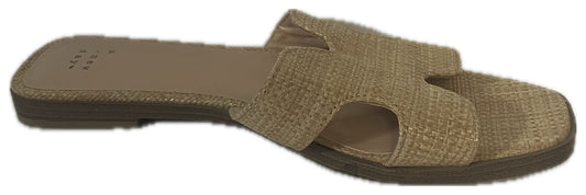 Women's Nina Slide Sandals - a New Day, Tan 9