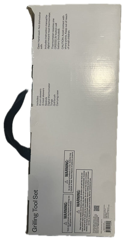 Room Essentials 17 pc BBQ Stainless Steel Grill Tool Set (Black)