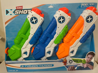 ZURUX Shot 3 X Typhoon Thunder Blaster 3-Pack-5+