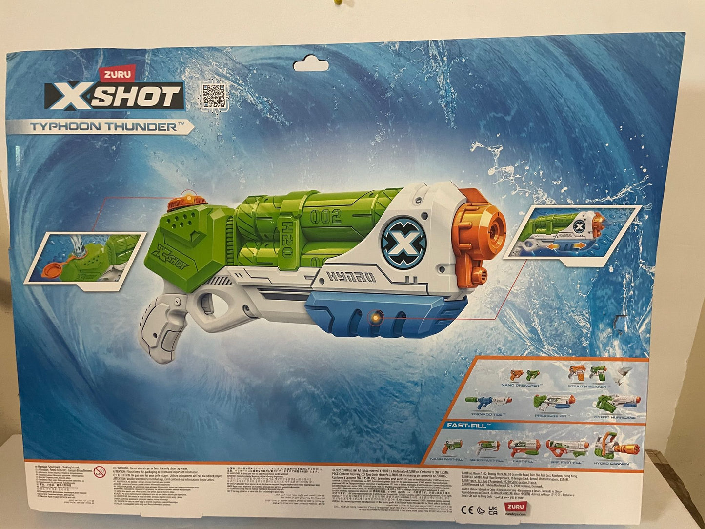 ZURUX Shot 3 X Typhoon Thunder Blaster 3-Pack-5+