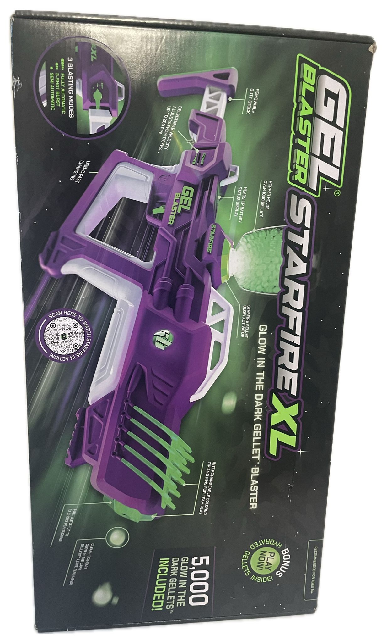 Gel Blaster StarFire XL Glow-in-the -Dark Gellet Blaster
