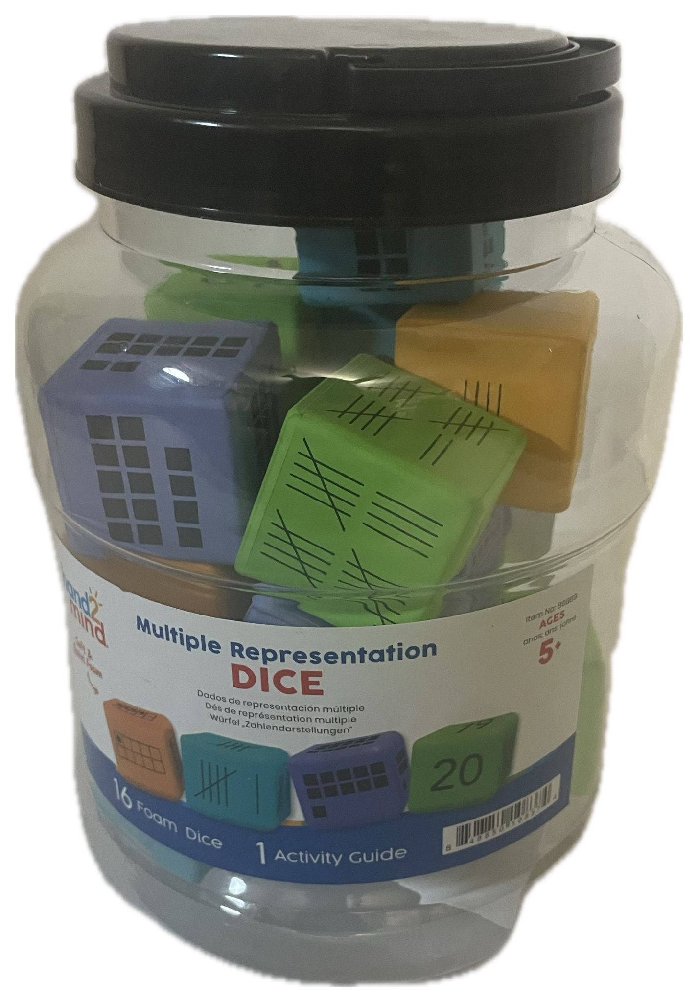 Multiple Representation Dice – 6-Sided Math Learning Dice for Number Recognition