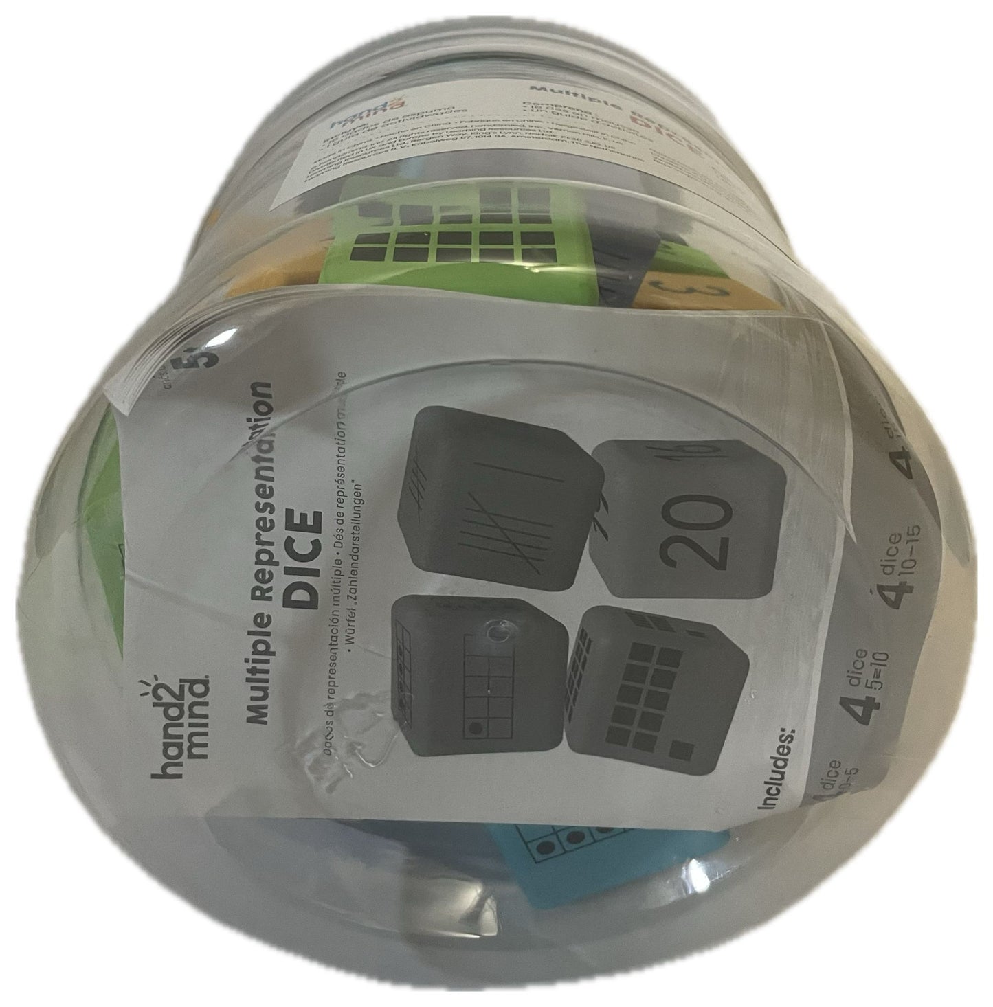Multiple Representation Dice – 6-Sided Math Learning Dice for Number Recognition