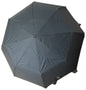 ShedRain Jumbo Auto Open Close Compact Umbrella 54" Gray Geometric Travel Umbrella