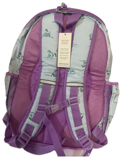 Cat & Jack Kids' Classic 17" Backpack – Horse Print