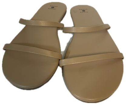 Shade & Shore Women’s Indi Slide Sandals – Tan Brown