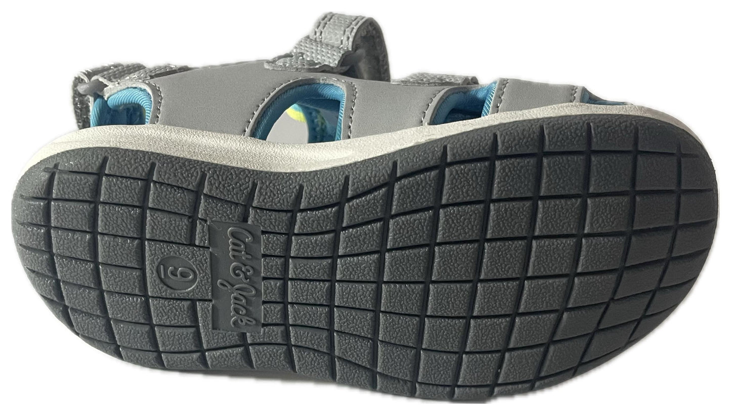 Cat & Jack Toddler Hank Play Sandals – Gray