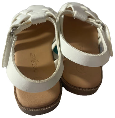 Cat & Jack Toddler Ella Sandals, White Adjustable Strap Open-Toe Shoes