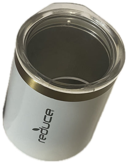 Reduce 2pk 12oz Wine Tumbler - White/Cotton