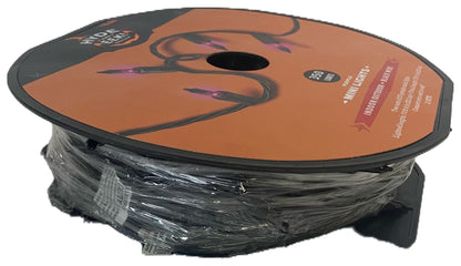 Hyde & Eek! Boutique 350‑count Orange Mini String Lights (Indoor/Outdoor, Black Wire)