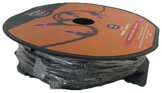 Hyde & Eek! Boutique 350‑count Orange Mini String Lights (Indoor/Outdoor, Black Wire)